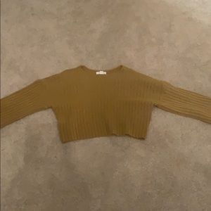 Yellow Ribbed sweater by Treasure & Bond